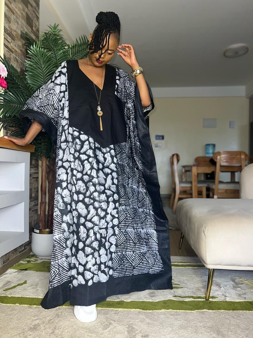 Robe Kaftan Adire