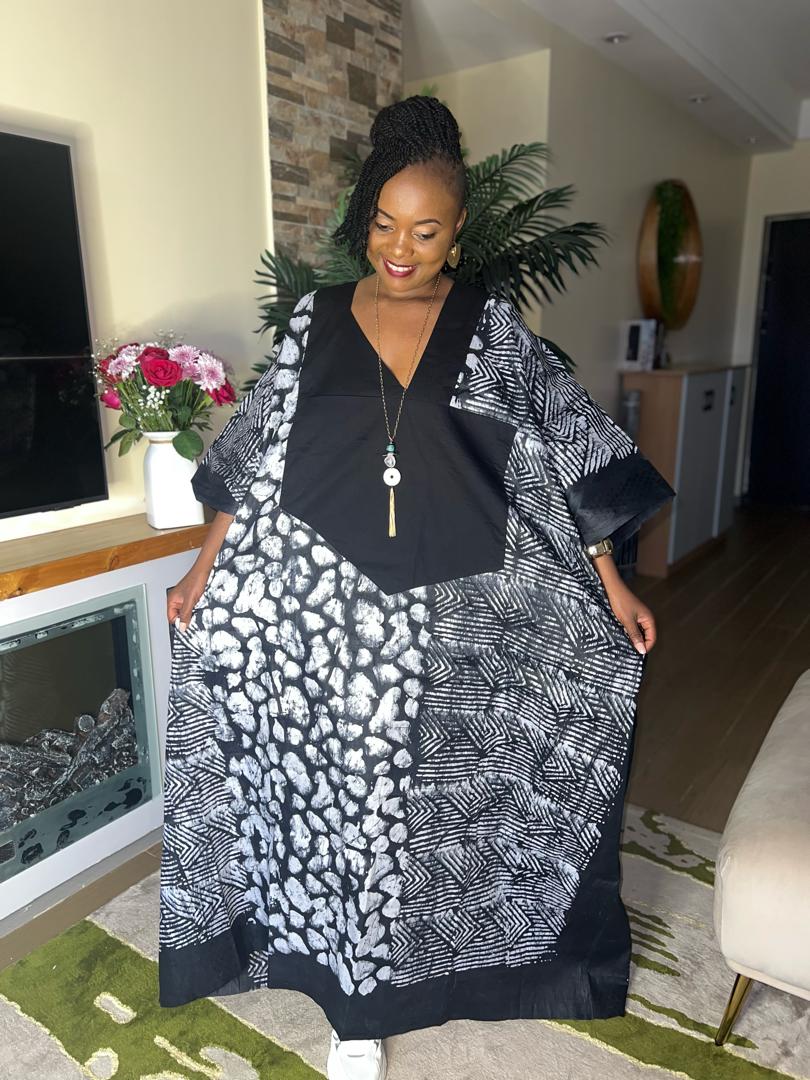 Robe Kaftan Adire