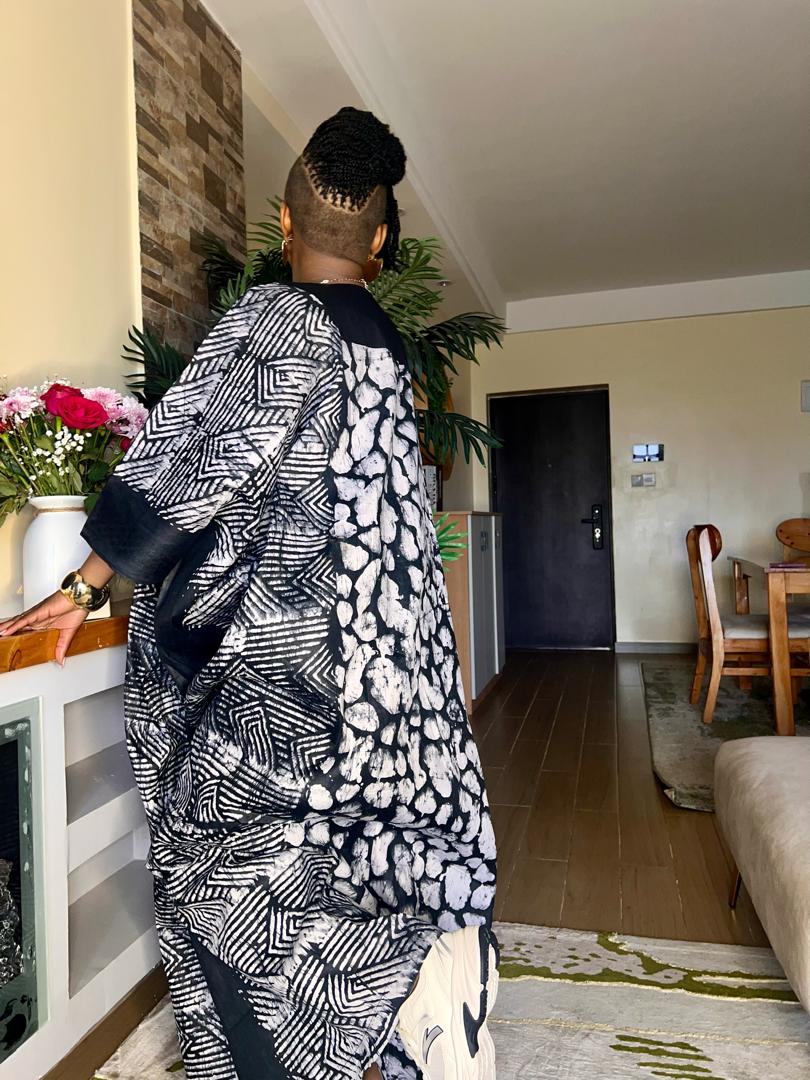 Robe Kaftan Adire