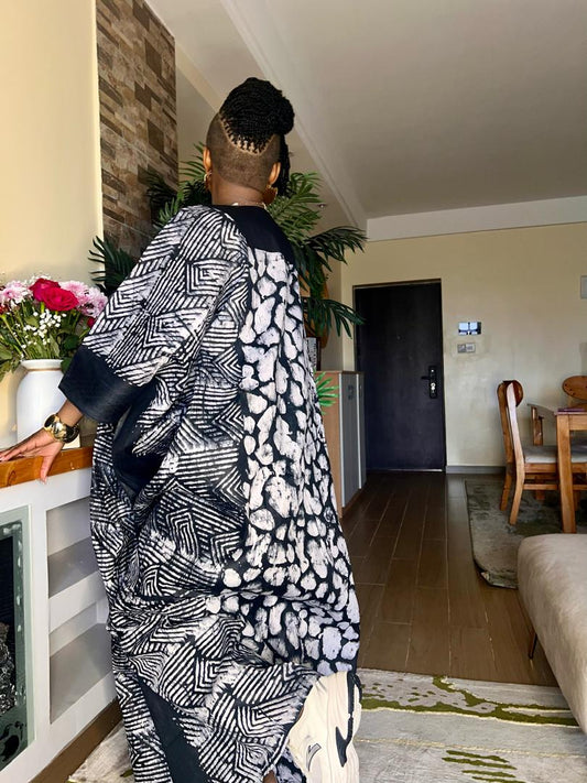 Robe Kaftan Adire